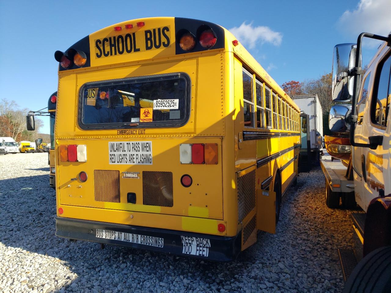 Lot #3279582332 2012 THOMAS SAF-T-LINER HDX