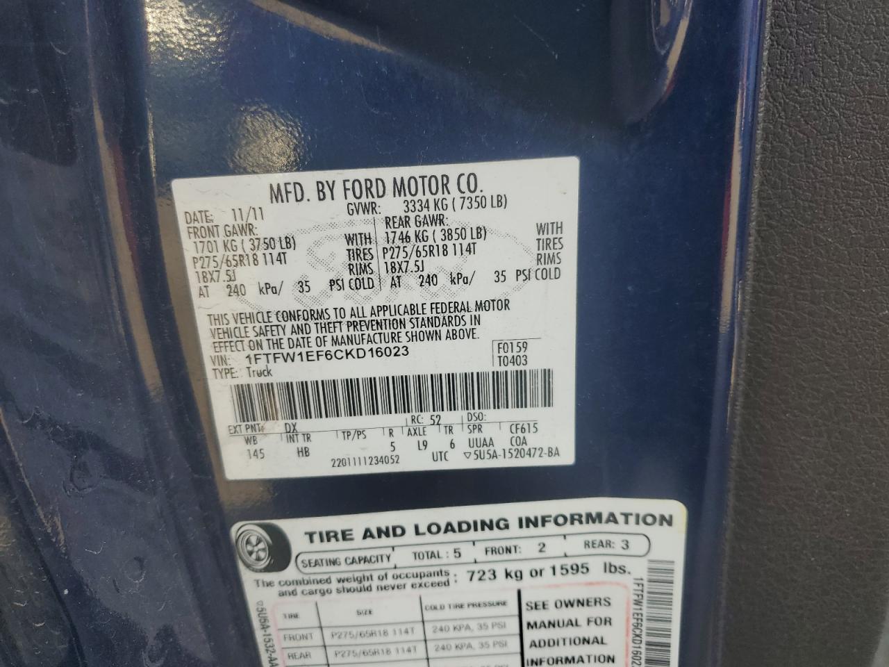 FORD F-150 SUPERCREW