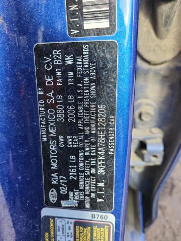 2017 KIA FORTE LX #3301793349