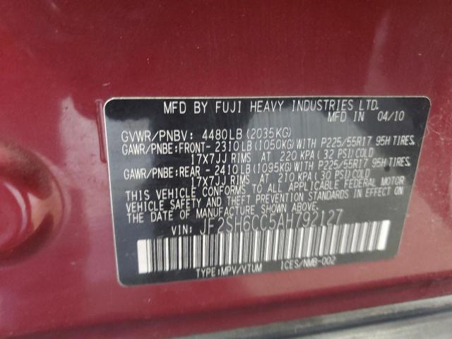 2010 SUBARU FORESTER 2 #3291222962