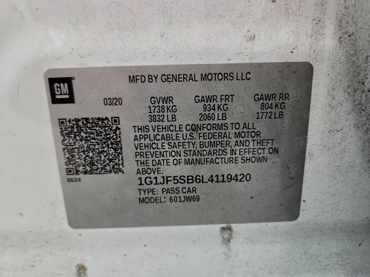 CHEVROLET SONIC PREMIER