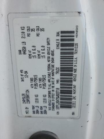 1995 DODGE DAKOTA #3302687070