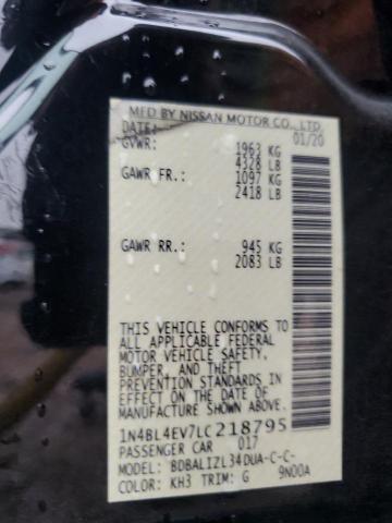 2020 NISSAN ALTIMA SL #3297111496