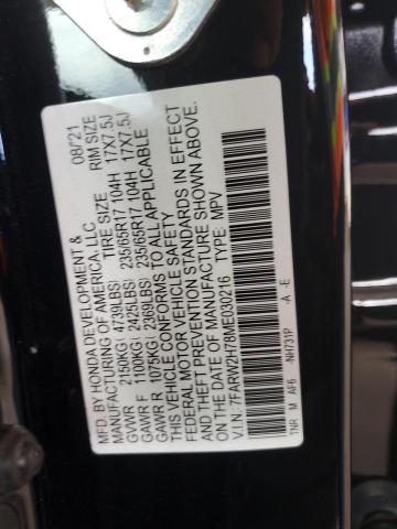 2021 HONDA CR-V SE #3301874447