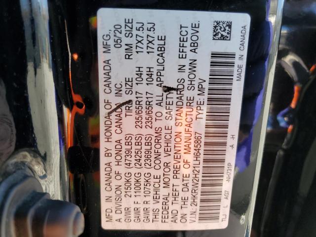 2020 HONDA CR-V LX - 2HKRW2H21LH645867