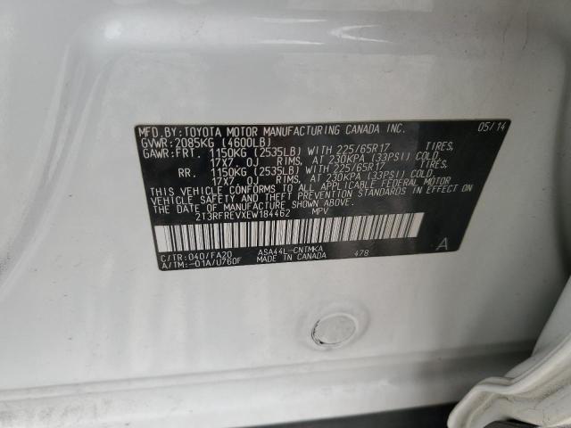 2014 TOYOTA RAV4 XLE - 2T3RFREVXEW184462