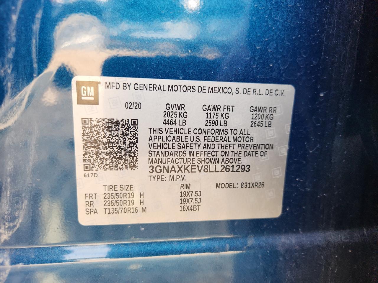 CHEVROLET EQUINOX LT