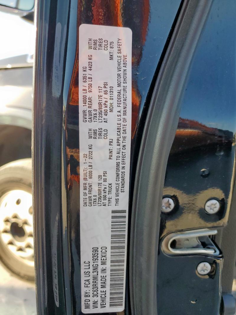 2022 RAM 3500 LARAM #3293344425