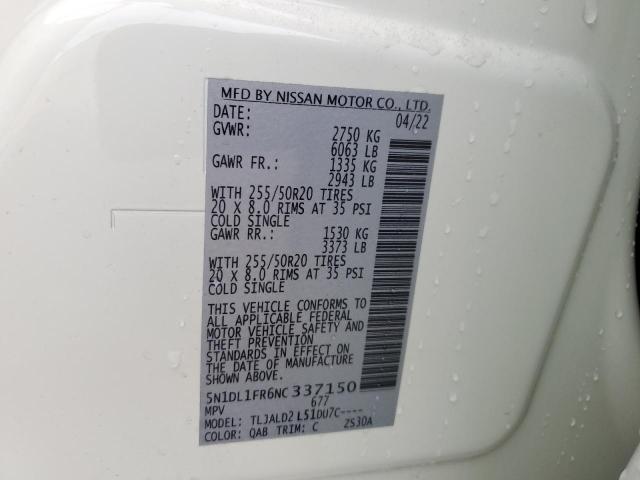 2022 INFINITI QX60 LUXE #3309535622