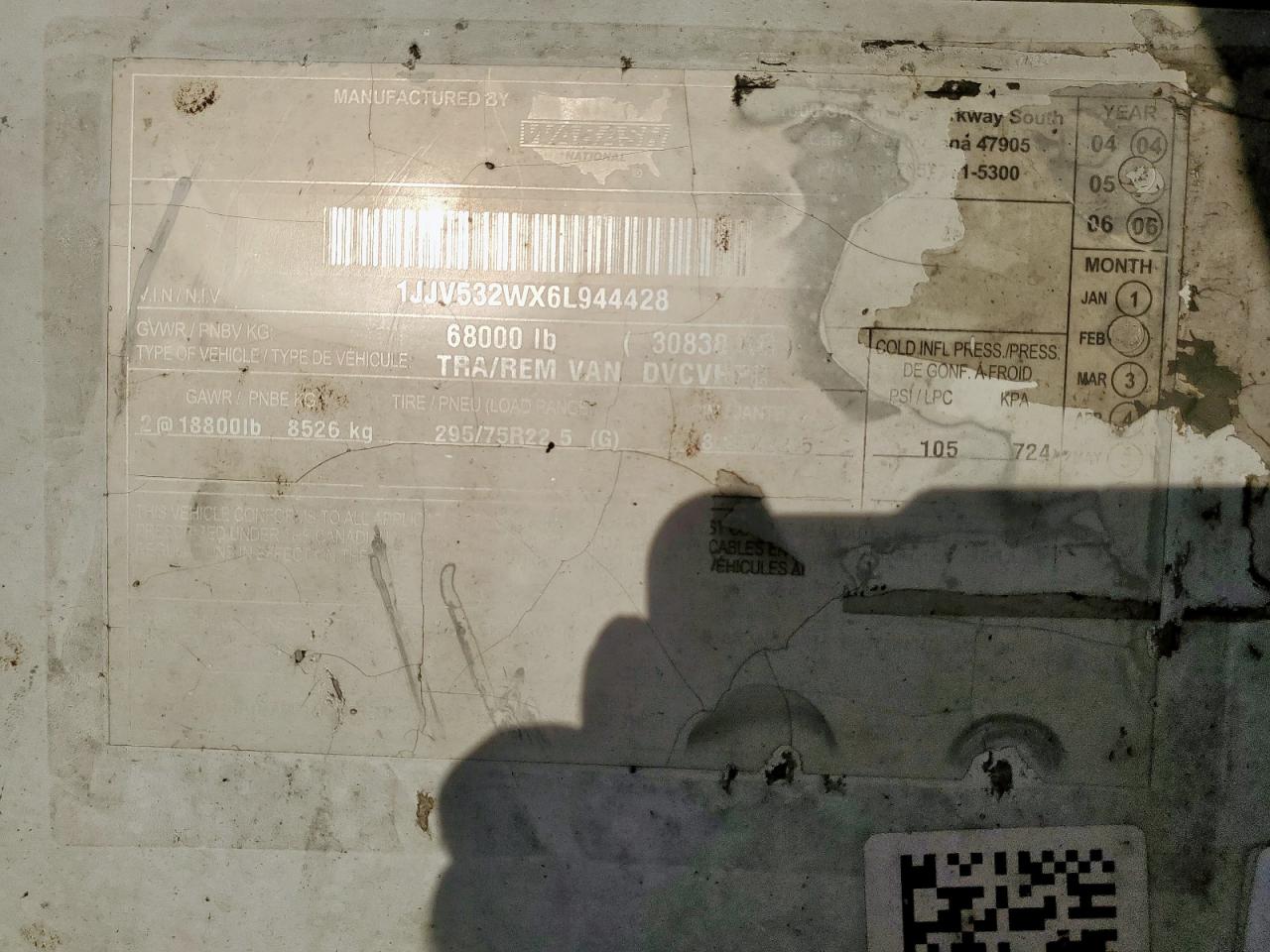 Lot #3311663228 2006 WANC TRAILER