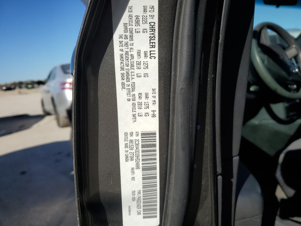 Lot #3285038396 2009 CHRYSLER 300 LX