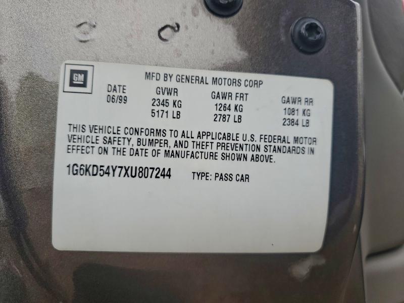 1999 CADILLAC DEVILLE #3304527443