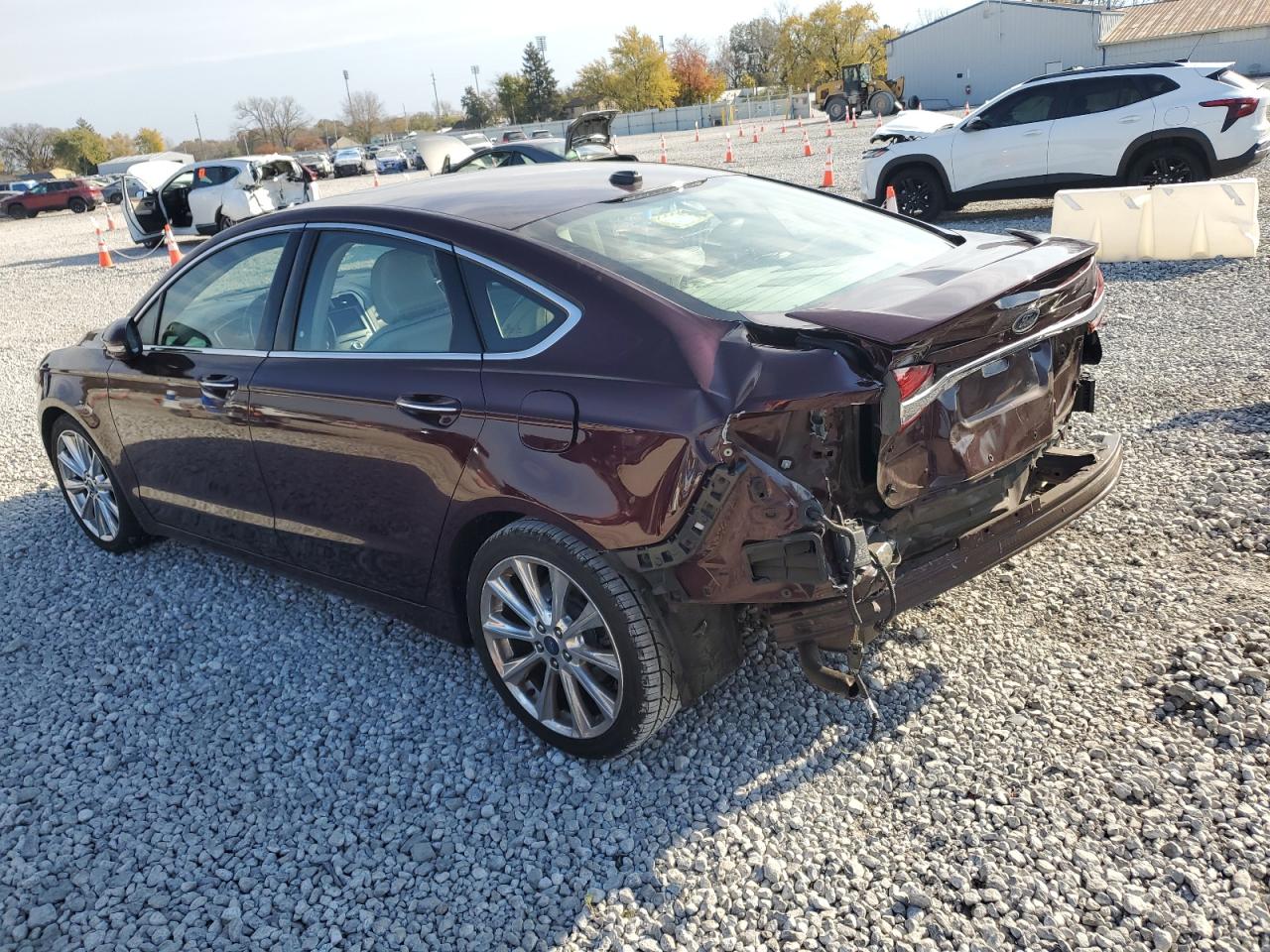 Lot #3303574938 2017 FORD FUSION TIT
