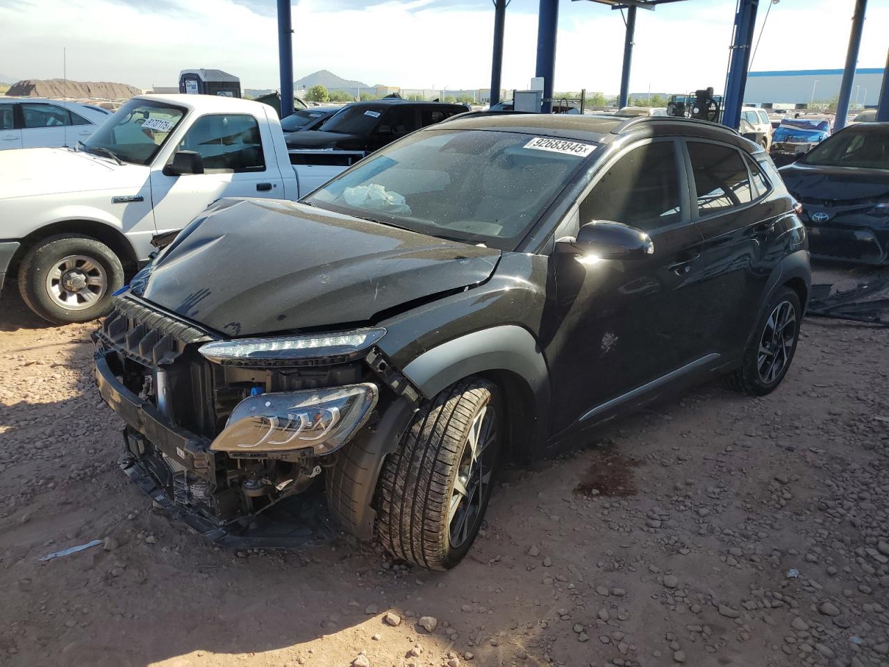 Lot #3310776972 2022 HYUNDAI KONA LIMIT