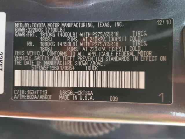 2011 TOYOTA TUNDRA DOU #3294282882