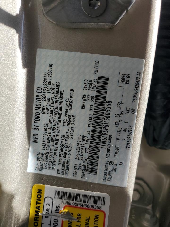 LINCOLN CONTINENTAL SELECT