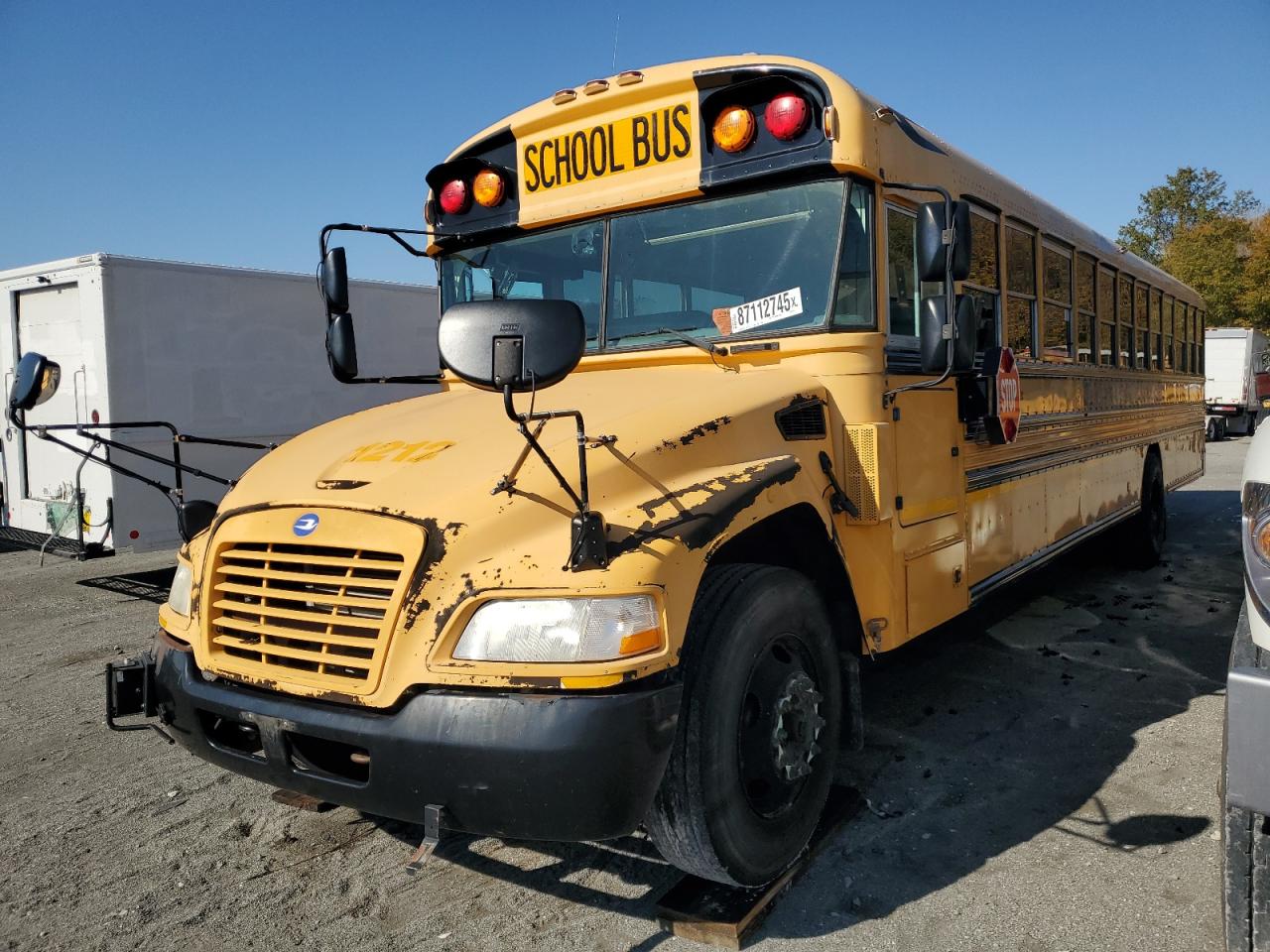 Lot #3280385958 2012 BLUE BIRD SCHOOL BUS
