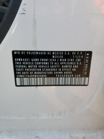 2015 VOLKSWAGEN JETTA SE - 3VWD17AJ9FM250886