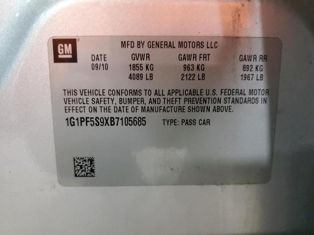 2011 CHEVROLET CRUZE LT #3301986485