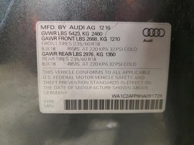 2017 AUDI Q5 PREMIUM #3298078165