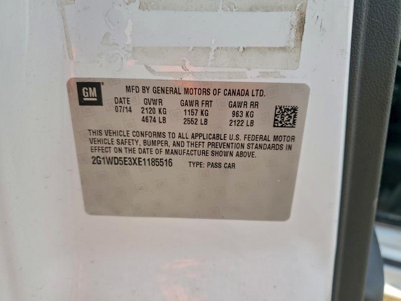 2014 CHEVROLET IMPALA LIM #3302735033