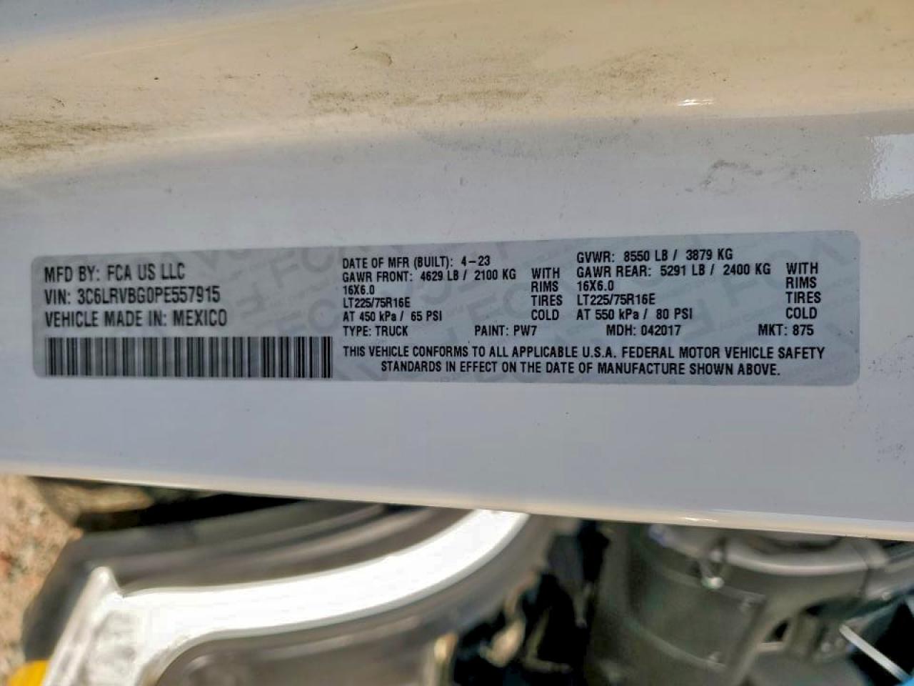 RAM PROMASTER 1500 HIGH