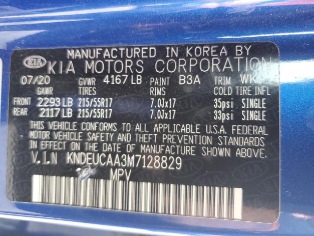 2021 KIA SELTOS S #3290151260