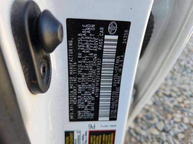 2015 TOYOTA CAMRY LE #3285736660