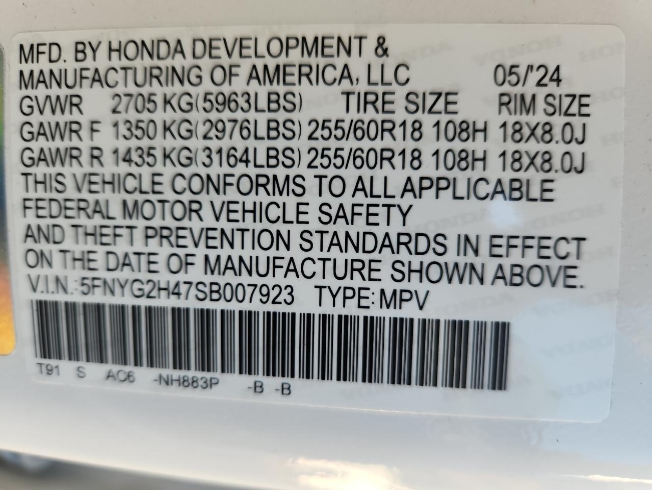HONDA PILOT EXL