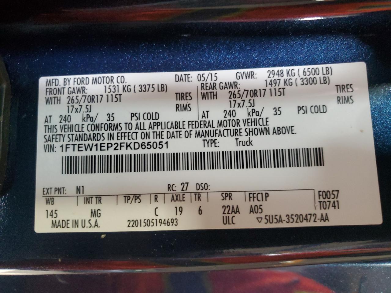 FORD F-150 SUPERCREW