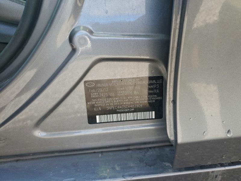 2012 HYUNDAI SONATA SE #3297928777