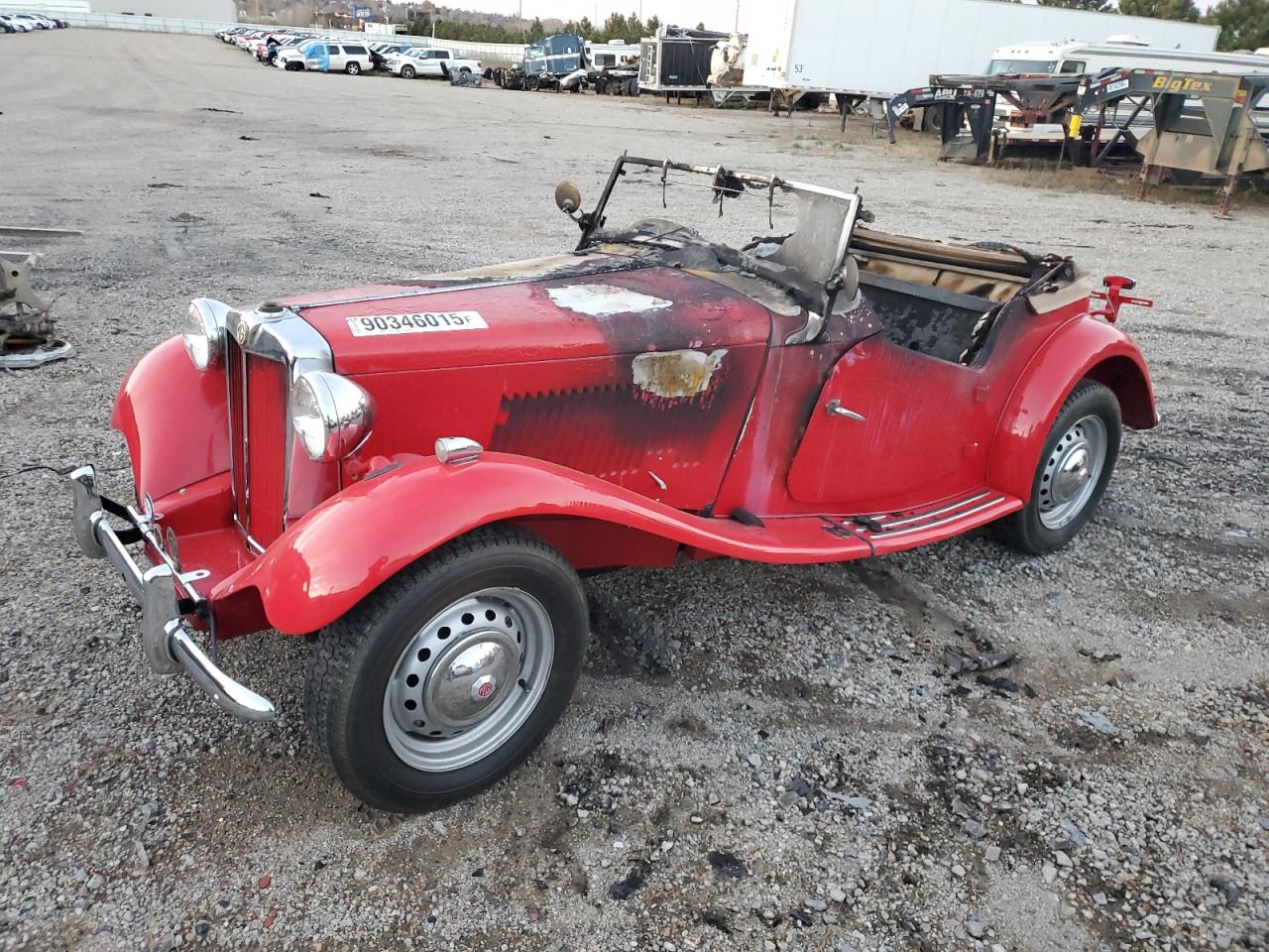 Lot #3282627072 1953 MG CONVERTIBL