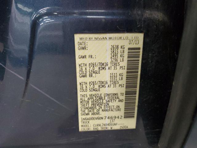 2013 NISSAN FRONTIER S #3291455468