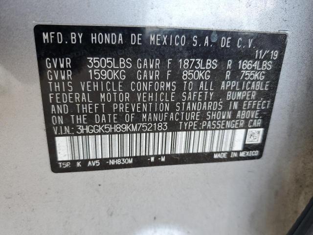 2019 HONDA FIT EX #3303830419