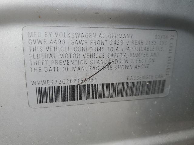 2006 VOLKSWAGEN PASSAT 2.0 #3286503154