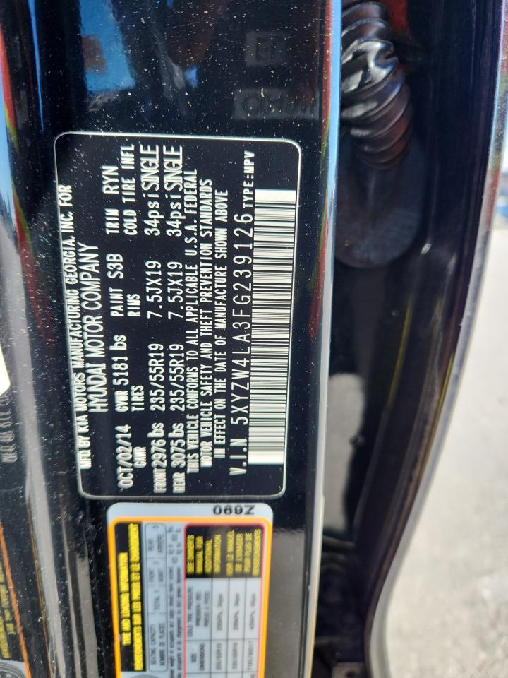 Lot #3311506249 2015 HYUNDAI SANTA FE S