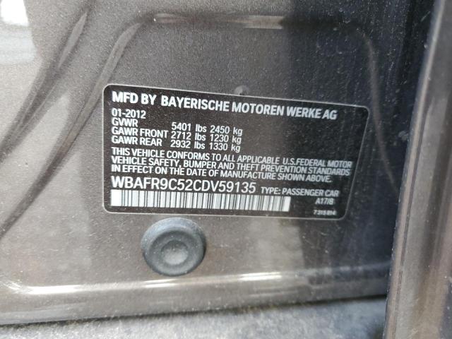 2012 BMW 550 I #3296283457