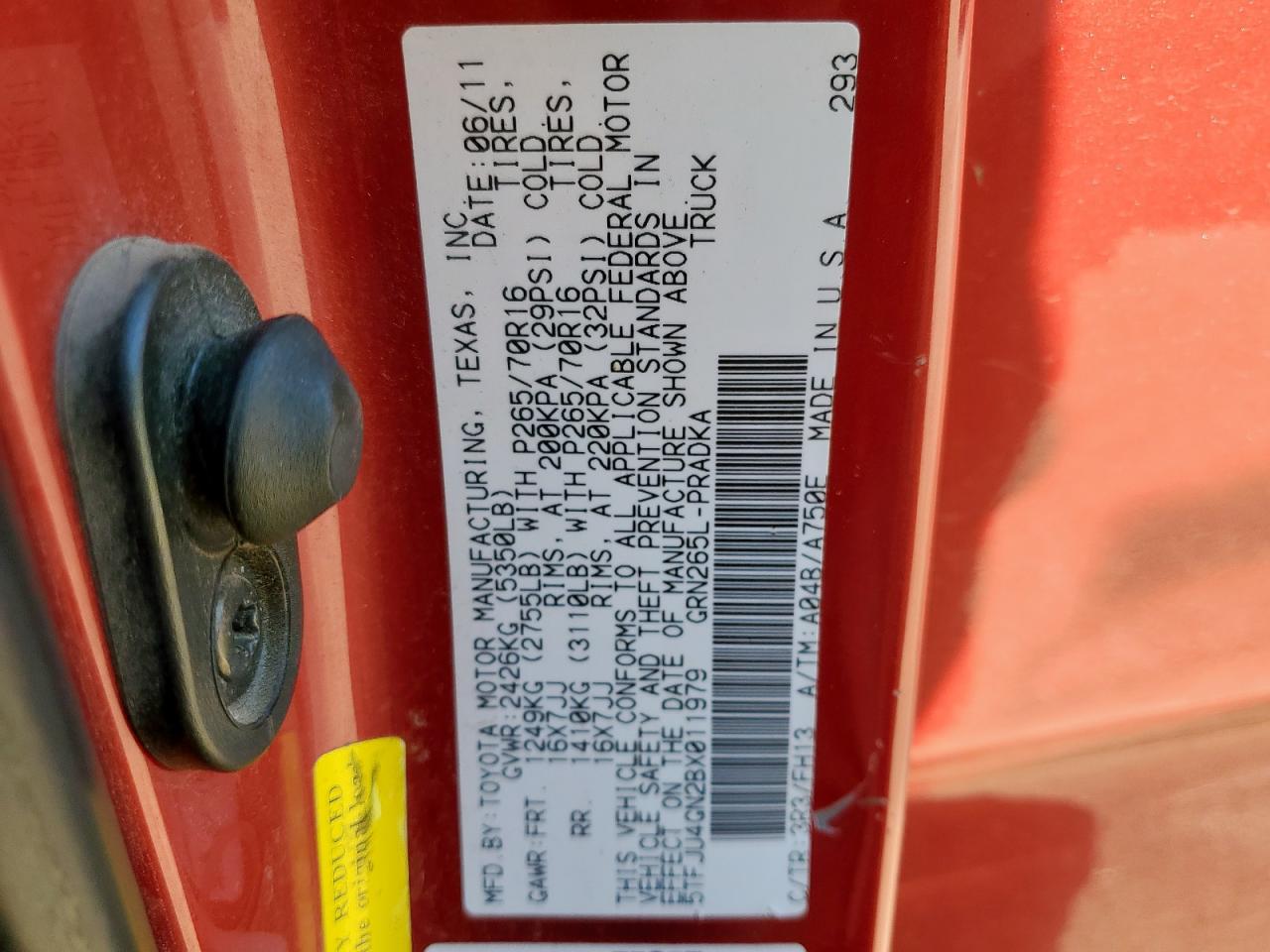 TOYOTA TACOMA DOUBLE CAB PRERUNNER