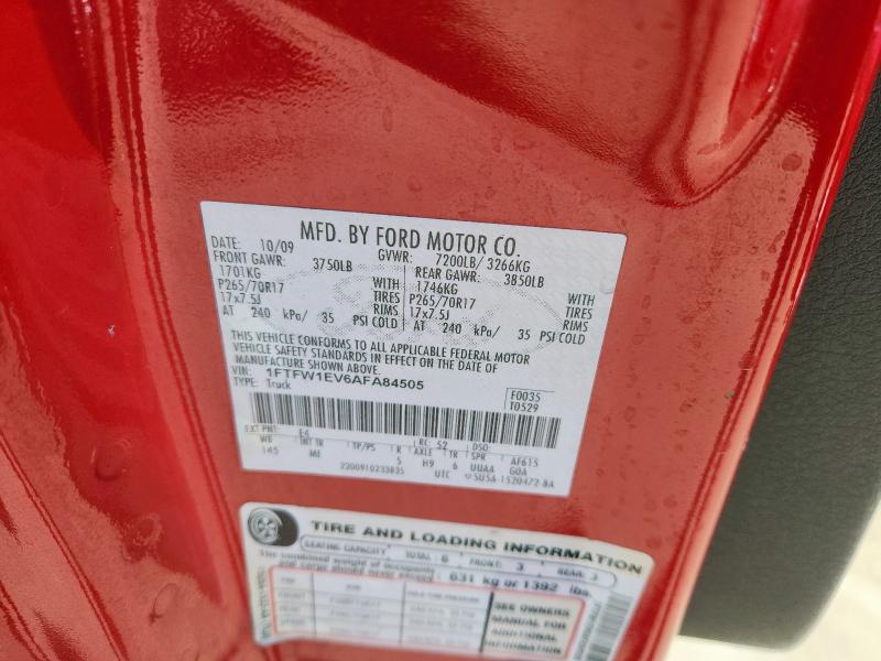 2010 FORD F150 SUPER #3284736534