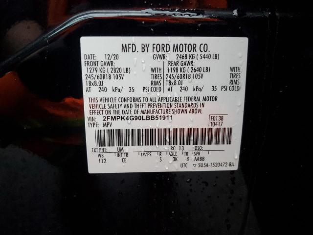 2020 FORD EDGE SE #3303882703