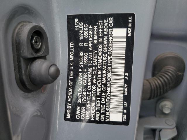 2021 HONDA CIVIC SPOR #3310318990