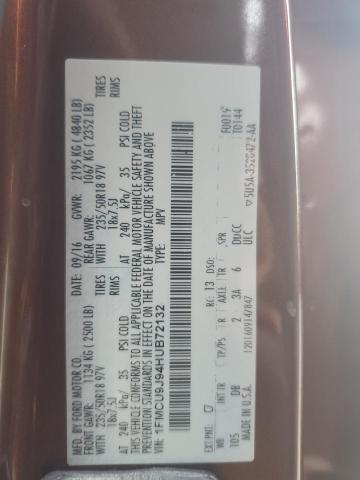 2017 FORD ESCAPE TIT #3301847399