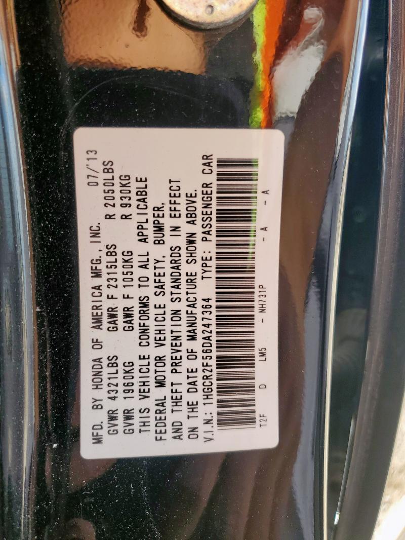 2013 HONDA ACCORD SPO #3309796404