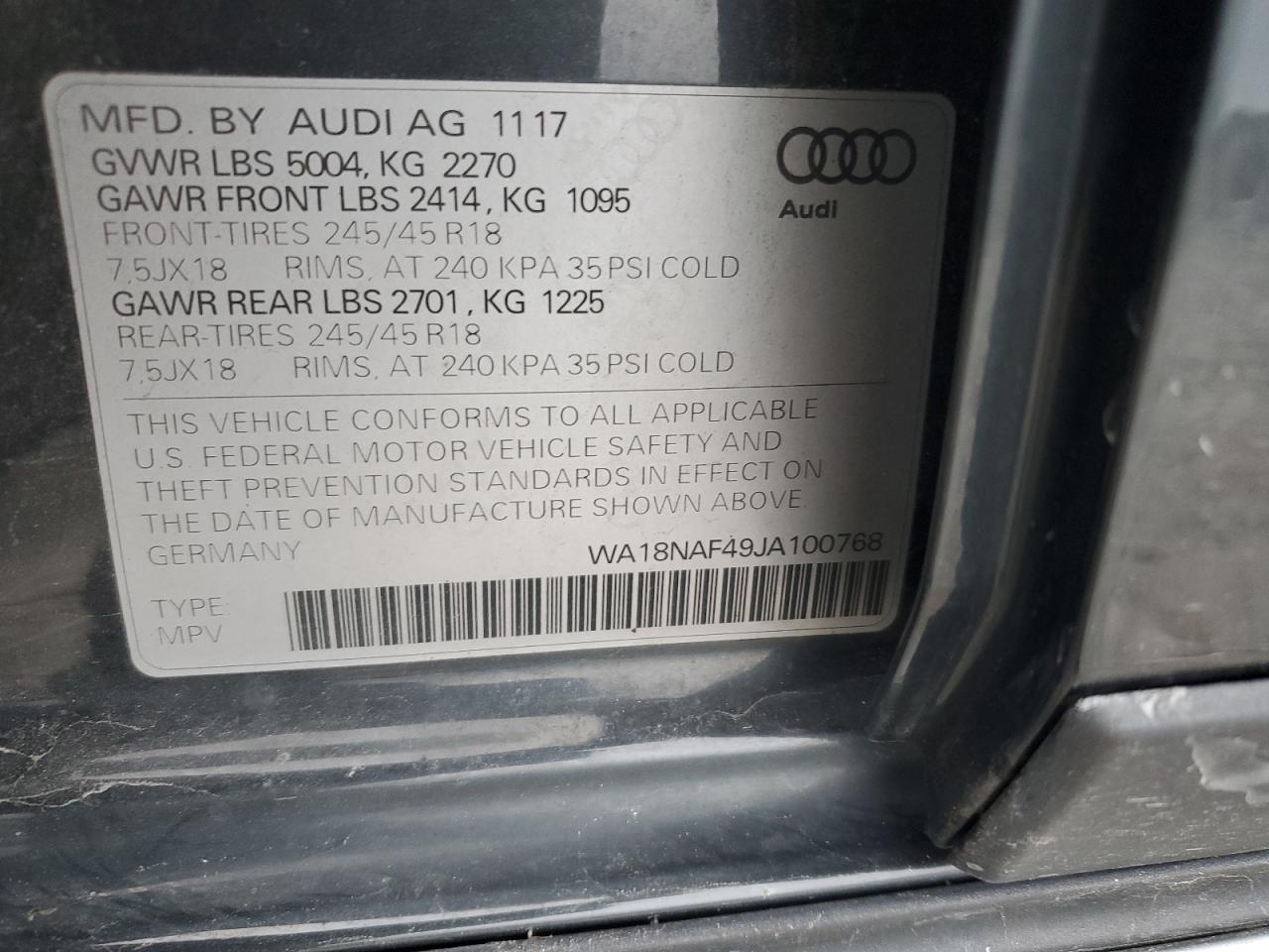 AUDI A4 ALLROAD PREMIUM PLUS
