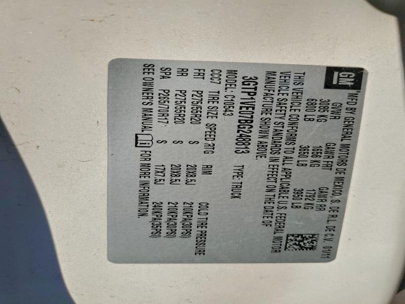 2011 GMC SIERRA C15 - 3GTP1VE07BG248813