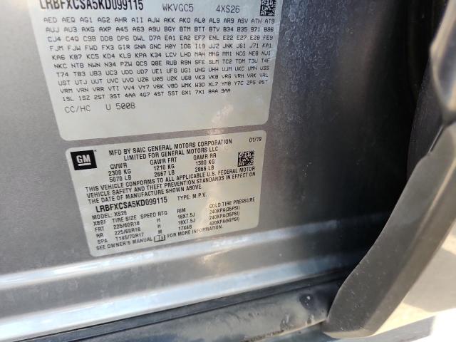 2019 BUICK ENVISION E #3290239221