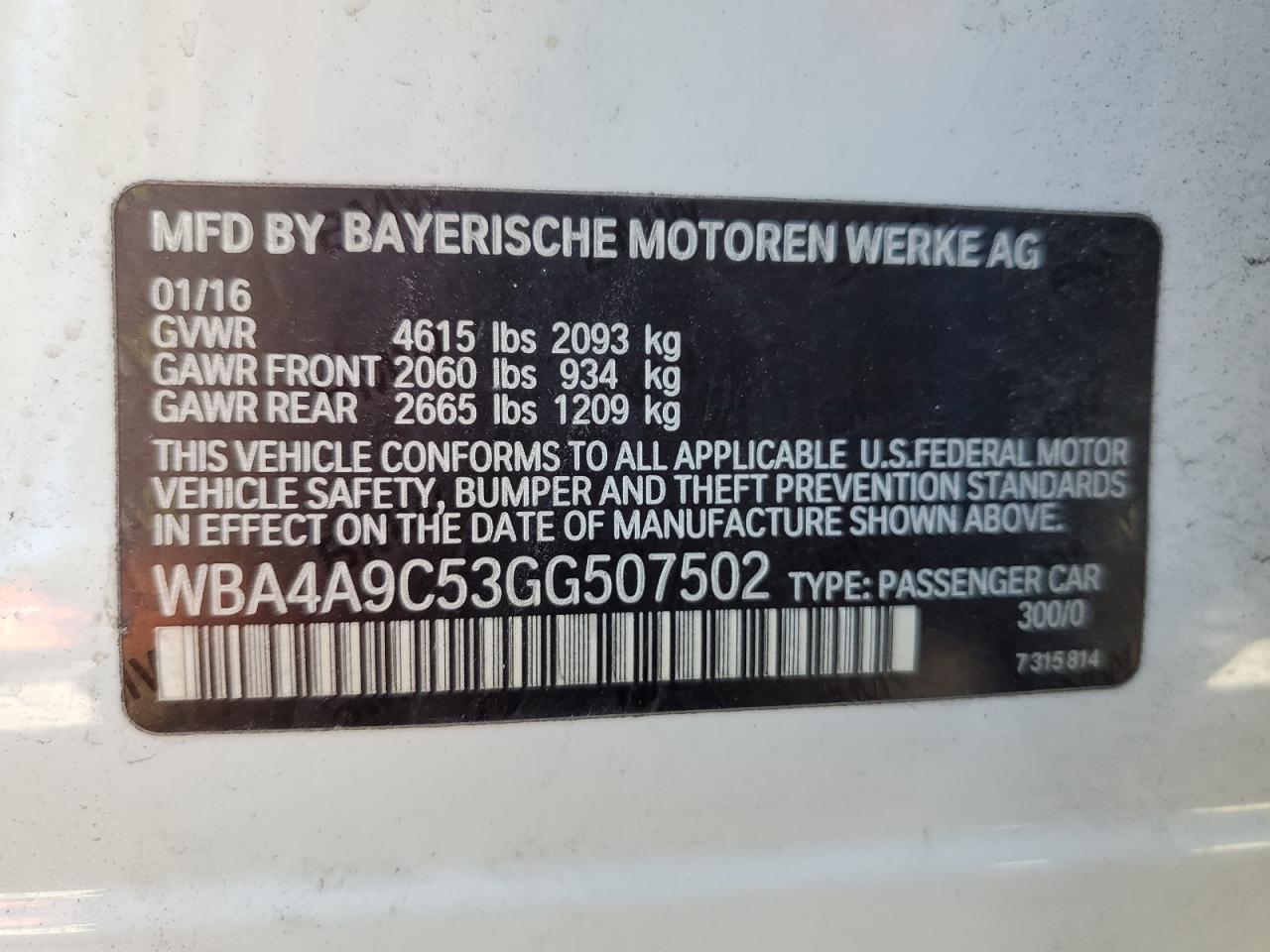 BMW 4 SERIES GRAN COUPE I GRAN COUPE SULEV