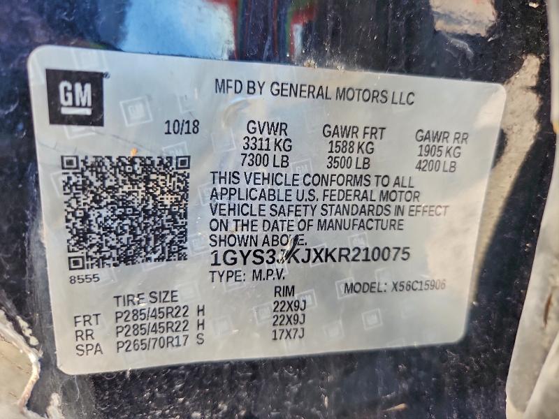 2019 CADILLAC ESCALADE E #3303869697