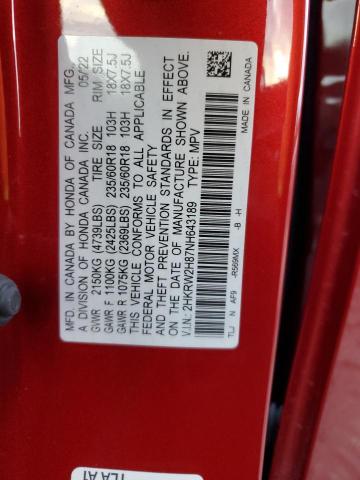 2022 HONDA CR-V EXL #3284731529