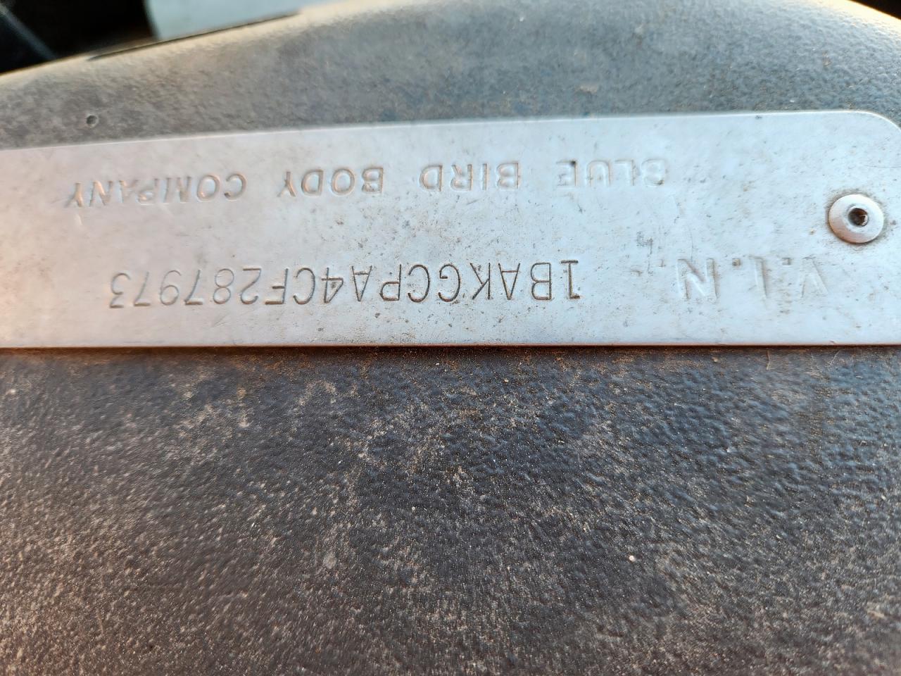 Lot #3305292304 2012 BLUE BIRD SCHOOL BUS